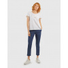 NOHAVICE LA MARTINA WOMAN LUREX DENIM PANT MEDIUM INDIGO DENIM