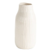 Dekoratívna váza JENNY Ø31x15 cm - krémová