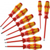 Wera 160i/162i/167i/9 sada šroubováků, plochý, křížový PH, křížový PZ, TORX, 9dílná, 05133355001