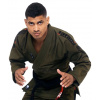 BJJ kimono gi Tatami Elements Superlite - Khaki zelené + BÍLÝ PÁSEK Velikost: A2
