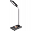 IMMAX LED stolní lampička GAMER RGB/ Qi nabíjení/ RGB/ 250lm/ 5V/2,1A/ USB výstup/ černá (08989L)