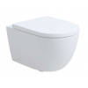 kielle Oudee Závesné WC s doskou SoftClose, Rimless Vortex+, biela 30102005
