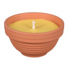 Sviečka proti hmyzu CITRONELLA žardinka FLOWER 130g d9x5cm
