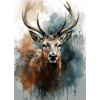 Diamantové maľovanie Norimpex 40x30 cm Akvarelový jeleň