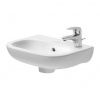 Duravit D-Code - Umývadielko 360x270 mm, otvor na batériu vpravo, biela 07053600082