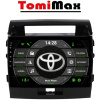 TomiMax Toyota Land Cruiser Android 14 autorádio s WIFI, GPS, USB, BT HW výbava: 8 Core 4GB+64GB PX HIGH