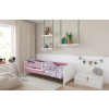BabyBeds Detská posteľ EMMA srdiečka Farebné prevedenie: Růžová, Velikost postele: 160x80 cm, Úložný priestor k posteli: Nie, bez úložného priestoru