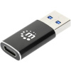 Manhattan USB 3.1 (Gen 2) adaptér [1x USB 3.1 zástrčka A - 1x zásuvka USB 3.2 Gen 2 typu C (USB 3.1) ] USB-A-Stecker auf USB-C-Buchse USB 3.2 Gen 2 10 Gbit/s 3; 153980