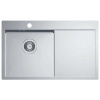 Alveus QUARTO 30 Brúsená oceľ, ľavý 1124384 - Drez nerezový 780x480mm, vanička 400x380x190mm