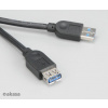 Akasa AK-CBUB02-15BK USB 3.0, A-male na A-female, 150cm