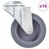 vidaXL Otočné kolieska s otvorom na skrutku 16 ks, 75 mm - 217803-211306