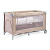 Postýlka CARETERO Basic Plus béžová (Levná dětská cestovní postýlka CARETERO Basic Plus Beige)