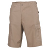 Šortky MFH US strih BDU rip-stop KHAKI - S