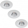 Philips Dive SL261 LED kúpeľňové zápustné bodové svietidlo 1x5W | 350lm | 2700K | IP65 - set 3 ks, stmievateľné, ochrana EyeComfort, biela