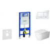 Geberit SET Duofix 111.300.00.5 +WCzávesné Duravit MEbyStarck Riml.+sedSC+Sigma30Biele/Chr 111.300.00.5 NM5