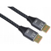 PremiumCord DisplayPort 2.1 kábel, 16K @ 60Hz, 8K @ 120Hz, 4K @ 240Hz, 165Hz, 144Hz kovové a pozlátené konektory, 1m