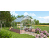 VITAVIA GARDEN skleník VITAVIA CASSANDRA 9900 číre sklo 3 mm strieborný LG4415