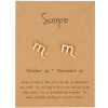 Girly Náušnice podľa znamenia Zodiac edition Znamenia: Škorpión