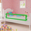 vidaXL Detská bezpečnostná zábrana na postieľku 2 ks zelená 150x42 cm - Zelená - 147574-96843