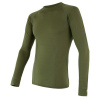SENSOR MERINO ACTIVE pánské triko dl.rukáv safari - S
