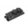 ORNO OR-AE-13165 zásuvka odolná gumová, 2x 230V, IP44
