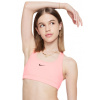 Dievčenské podprsenky Nike Girls Swoosh Sports - sunset pulse/black - Oranžový (XL)