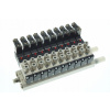 10-ventilový ostrovný elektromagnetický ventil AIRTAC 5 / 2-1 / 8-24V (10-ventilový ostrovný elektromagnetický ventil AIRTAC 5 / 2-1 / 8-24V)
