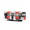 Rappa 241107 Kovový autobus PID Praha červený 8 cm