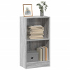 zahrada-XL Knižnica sivá sonoma 40x24x76 cm kompozitné drevo 857770
