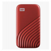 SanDisk WD My Passport SSD externý 500 GB , USB-C 3.2 , 1050/1000MB/s R/W PC a Mac , červená (WDBAGF5000ARD-WESN)