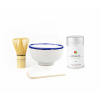 MatchaDay Matcha čaj set - Kasai 30g (plechovka) biela