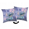 Jerry Fabrics Mikroplyšový vankúš Lilo and Stitch Polyester 35x35