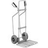 Hliníková rudla na vrecia s lyžinou ,lopata na balíky š x h 430 x 450 mm, hliník EUROKRAFTpro