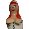Condomerie handpainted novelty condoms nurse redhead