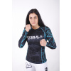 PitBull West Coast - dámský L.S. rashguard RAY modrý XL