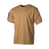 US tričko , krátky rukáv , vrecko na rukáve , coyote tan - XXXL (neurčen)