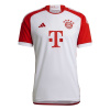 adidas FC Bayern Authentic Kit 2023 2024 Adults White/Red XS
