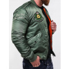 Pánska bunda CIPO & BAXX CM133 GREEN Farba: Zelená, Konfekčná veľkosť: XXL
