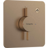 Hansgrohe DuoTurn Q - Sprchová batéria pod omietku, kefovaný bronz 75614140