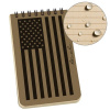 Blok vodoodolný RITE IN THE RAIN Notebook malý vlajka USA TAN