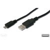 PREMCORD PremiumCord Kabel micro USB 2.0, A-B 20cm, černá PR1-ku2m02f