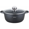 Hrniec, kastrol - Pot liateho mramoru 3,3l s vekom 22 cm (Hrniec, kastrol - Pot liateho mramoru 3,3l s vekom 22 cm)