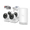 iGET iGET HOMEGUARD HGNVK88004P + náhradní baterie ZDARMA, Homeguard NVR 8CH + 4x kamera BUNDLE