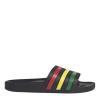adidas Adilette Aqua Slide Mens Blk/Red/Grn 10 (44.7)