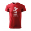 Tričko pre hasičov Keep Calm Im a firefighter, Barva Červená, Velikost 3XL Bezvatriko.cz 0191