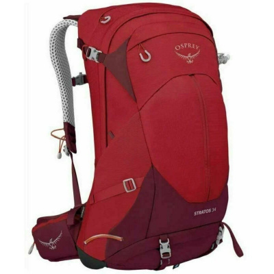 Osprey Stratos 34l poinsettia red