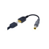 Redukce pro notebooky z 11*4.5mm Slim Tip na 7.9*5.5mm + pin (Adapter k napájecímu zdroji Lenovo obdélník (11x4,5mm) - přechodka na konektor 7,9x5,5mm)