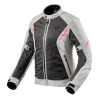 REV'IT Torque 2 H2O - dámska univerzálna letná moto bunda Bledosivá + Čierna 42IT-38EU