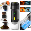 Turistický tlakový kávovar 3v1 kapsuly Nespresso mletá káva