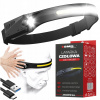 VÝKONNÁ ČELOVÁ BATERKA LED REFLEKTOR NA HLAVU COB ČELOVKA SNÍMAČ POHYBU USB